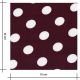 Tissu viscose - Polka dots Merlot