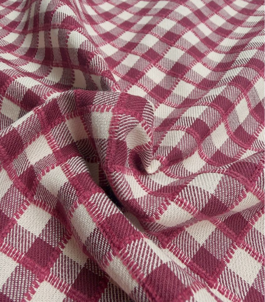 Tissu coton - Petits carreaux Rosewood Tissu coton - Petits carreaux Rosewood