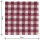 Tissu coton - Petits carreaux Rosewood