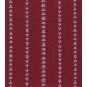 Tissu coton brodé - Pyramide Bordeaux