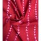 Tissu coton brodé - Pyramide Rouge