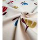 Tissu French terry - Tulipe Pop