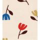 Tissu French terry - Tulipe Pop