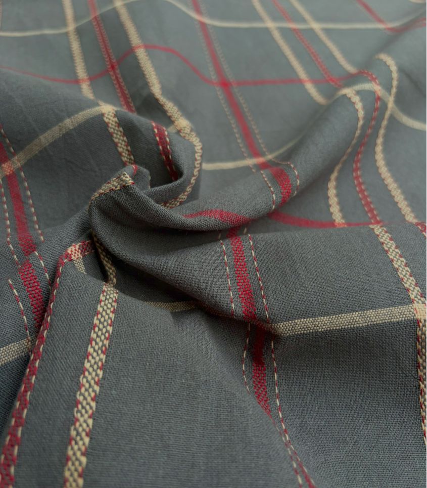 Tissu - Carreaux Heritage gris Tissu - Carreaux Heritage gris
