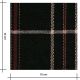 Tissu - Carreaux Heritage noir