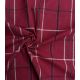 Tissu - Carreaux Heritage bordeaux