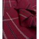 Tissu - Carreaux Heritage bordeaux