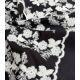 Tissu brodé Fleurs d'hiver - Festonnoir
