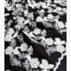 Tissu brodé Fleurs d'hiver - Festonnoir