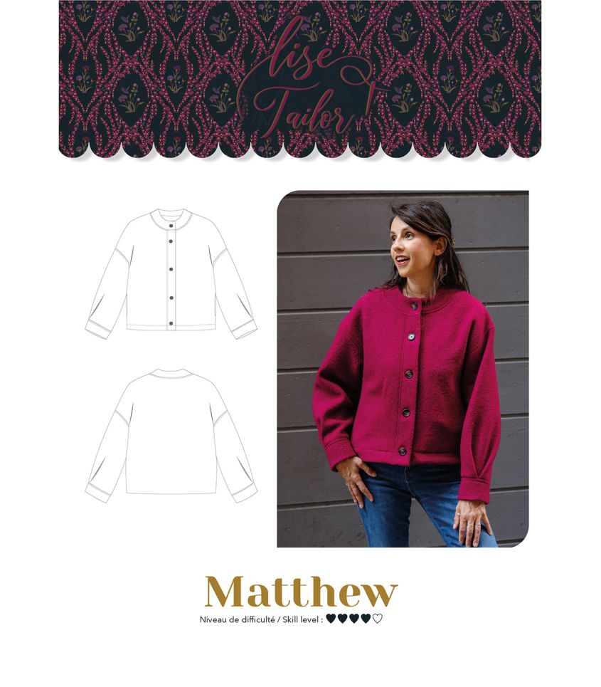 Patron blouson Matthew Patron blouson Matthew