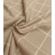 Tissu à carreaux - Beige / Crème