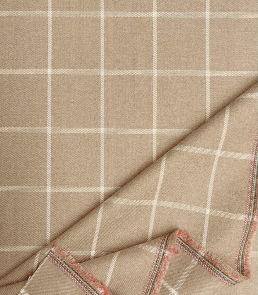 Tissu à carreaux - Beige / Crème Tissu à carreaux - Beige / Crème
