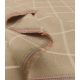 Tissu à carreaux - Beige / Crème