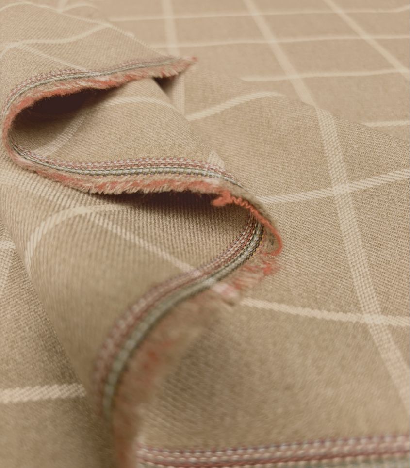 Tissu à carreaux - Beige / Crème Tissu à carreaux - Beige / Crème