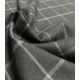 Tissu à carreaux - Gris / Ecru