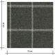 Tissu à carreaux - Gris / Ecru