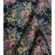 Tissu jacquard - Floraison nocturne