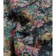 Tissu jacquard - Floraison nocturne