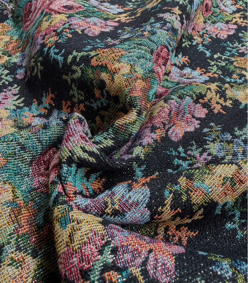 Tissu jacquard - Floraison nocturne Tissu jacquard - Floraison nocturne