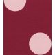 Tissu French terry - Big dots bordeaux