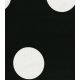 Tissu French terry - Big dots black