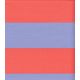 Tissu french terry larges rayures - Lilas