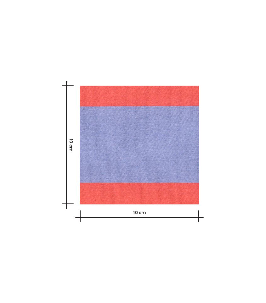 Tissu french terry larges rayures - Lilas Tissu french terry larges rayures - Lilas
