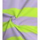 Tissu french terry larges rayures - Néon Lilas