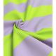 Tissu french terry larges rayures - Néon Lilas