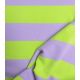 Tissu french terry larges rayures - Néon Lilas