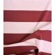 Tissu french terry larges rayures - Bordeaux Rose