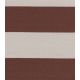 Tissu french terry larges rayures - Cocoa