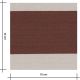 Tissu french terry larges rayures - Cocoa