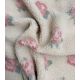 Tissu fourrure Sherpa - Rosée