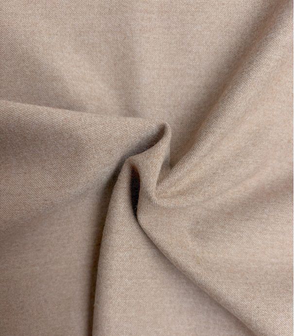 Gabardine stretch brossée – Camel chiné