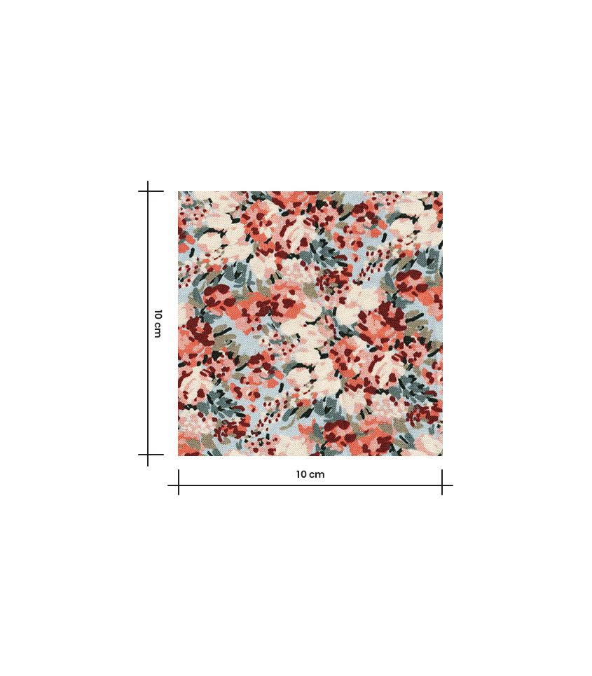 Tissu viscose - Bouquet du matin Tissu viscose - Bouquet du matin