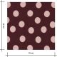 Tissu Viscose - Pois Prunelle