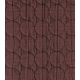 Tissu jacquard matelassé Circle - Chocolat