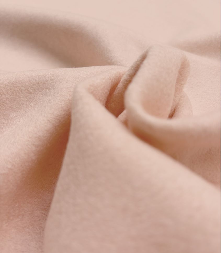Tissu Drap de laine manteau - Rosée