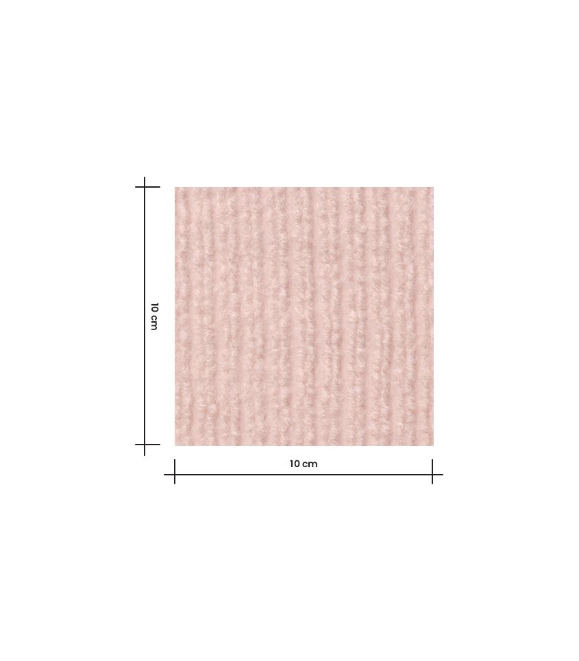 Tissu Lainage côtelé - Rosée Tissu Lainage côtelé - Rosée