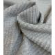 Tissu Lainage côtelé - Gris chiné