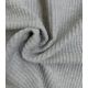Tissu Lainage côtelé - Gris chiné