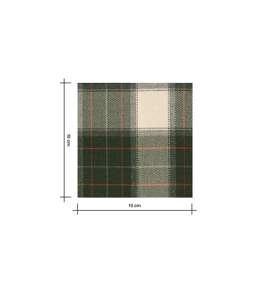 Tissu Tartan check- Pickles écru Tissu Tartan check- Pickles écru