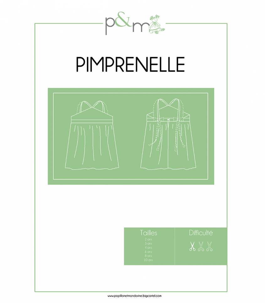 Top (& robe) Pimprenelle