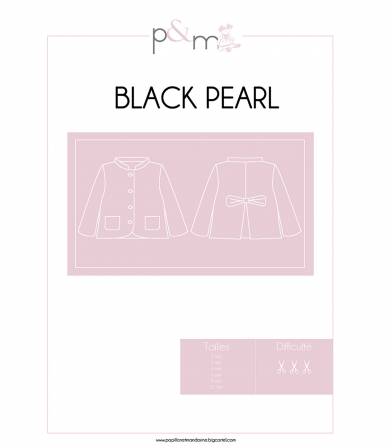 Patron Veste Black pearl