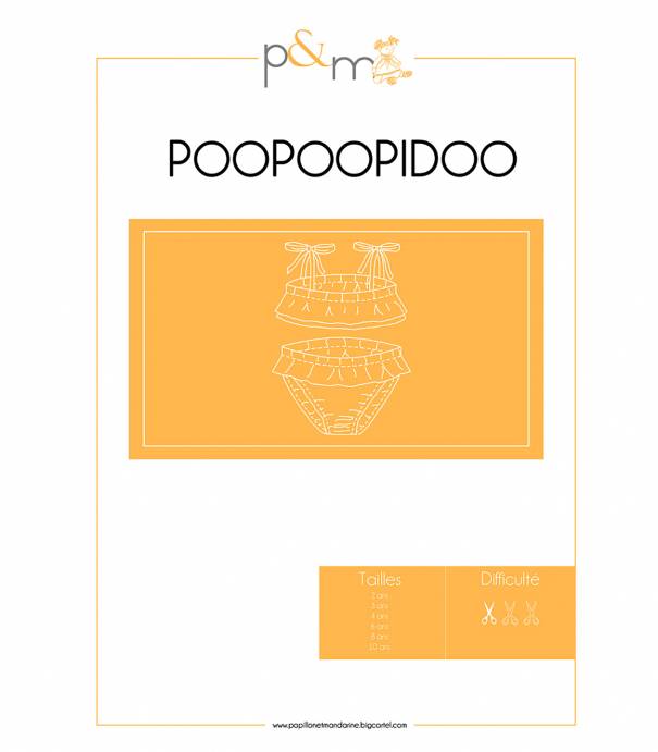 Patron maillot de bain Poopoopidoo