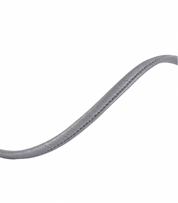 Cordon simili cuir - argent Cordon simili cuir - argent