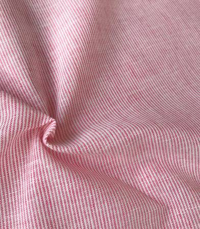 Tissu Fines rayures - rouge Tissu Fines rayures - rouge