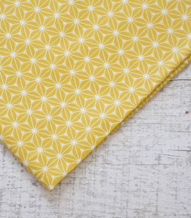 Tissu enduit Fuji - Jaune Tissu enduit Fuji - Jaune