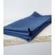 Tissu lin lavé indigo